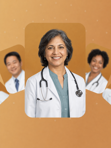 A licensed provider and care team reviewing patient cases.